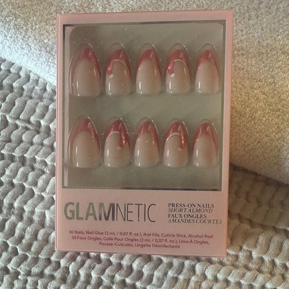 Glamnetic Press-On Nails with Red Tips